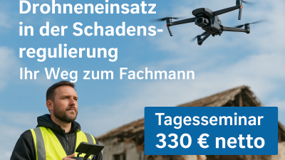 🚀Drohneneinsätze in der Schadensregulierung – werde ein Fachmann!