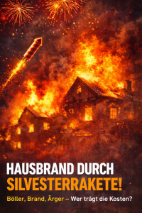 Brand durch Feuwerkskörper